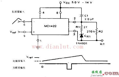 具备定时输出功能的比较器电路图  第1张