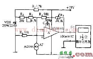 关于AD590数字式温度计电路  第1张