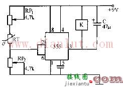 基于555定时器的温度传感器控温电路  第1张