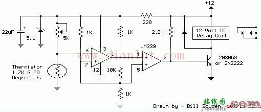 LM339设计的电子温控器及继电器基于LM339设计  第1张