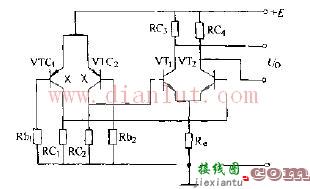 简易磁敏晶体管差分放大分析电路  第1张