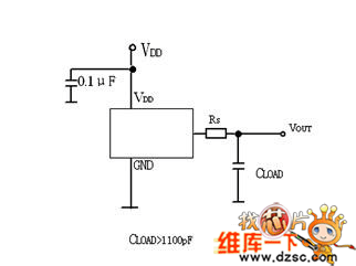 接电容负载的电路图一（cload >1100pf）  第1张