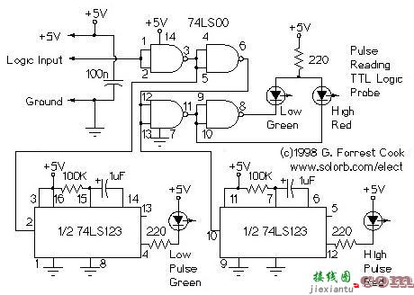 TTL 脉冲读数逻辑探头  第1张