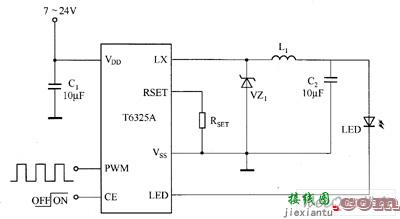 T6321A／T6325A驱动LED电路图  第2张