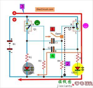 双LED闪光灯电路如何工作？  第3张