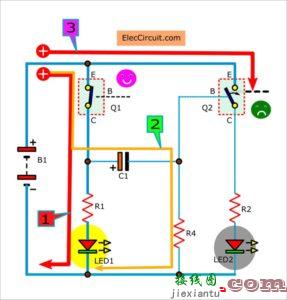 双LED闪光灯电路如何工作？  第2张