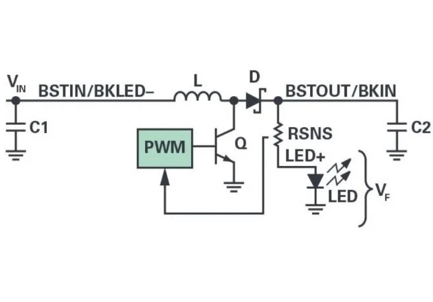 输入电压高于或低于 LED 灯串电平的 驱动器  第2张