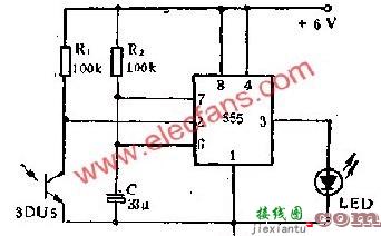 光电打靶游戏机的原理电路  第1张