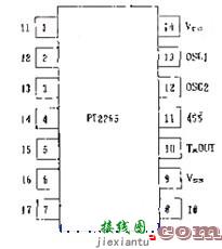 用PT2265设计的红外线遥控编码电路  第1张