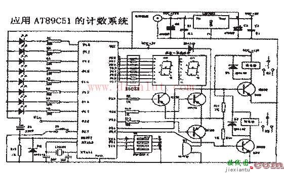 光电计数系统电路  第1张