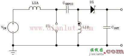 SEPIC转换器的拓扑结构电路  第1张