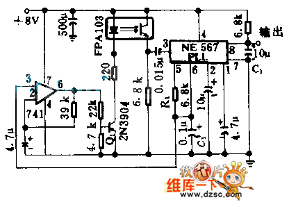 调制式光电隔离电路图  第1张