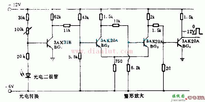 数控线切割机用的光电放大电路图解  第1张