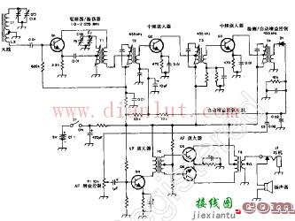 晶体管调幅收音机电路  第1张