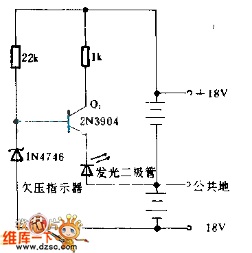 18v监测电路图  第1张