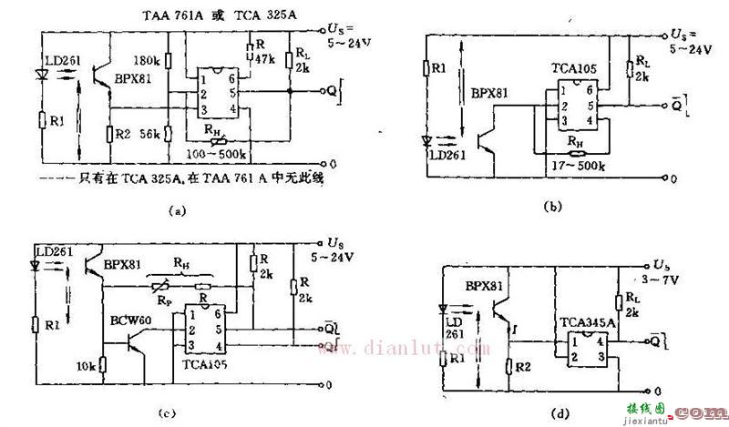 基于LD261的四种新型简易光栅电路  第1张
