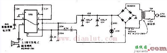 超声波驱虫的原理电路  第1张