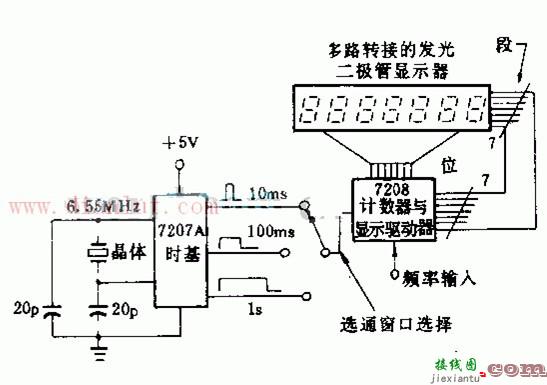 7207A与7208构成的郑骰子游戏运行电路及原理分析  第1张