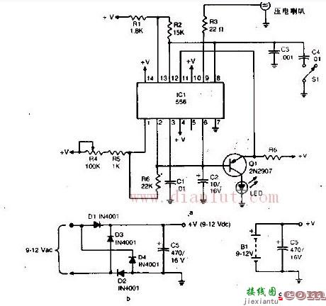 超声波驱蚊器的原理电路  第1张