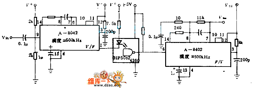 30 kHs带宽的隔离电路图  第1张