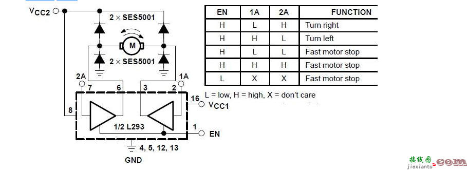 L293双向电机驱动器  第1张