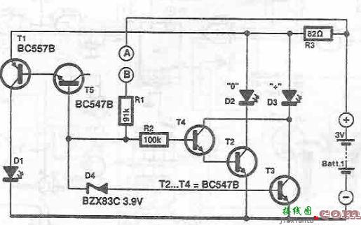 使用晶体管的探针测试电路  第1张