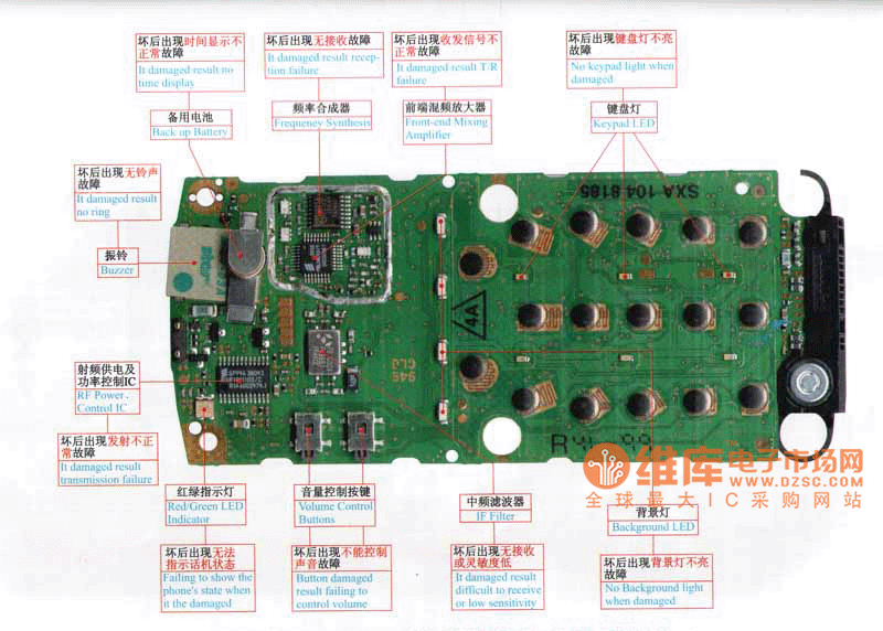 爱立信T18手机实物维修图  第2张