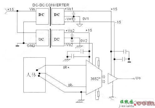 普通型的心电检测电路图  第1张