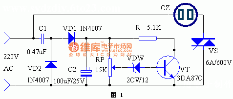 家电过压保护器电路图  第1张