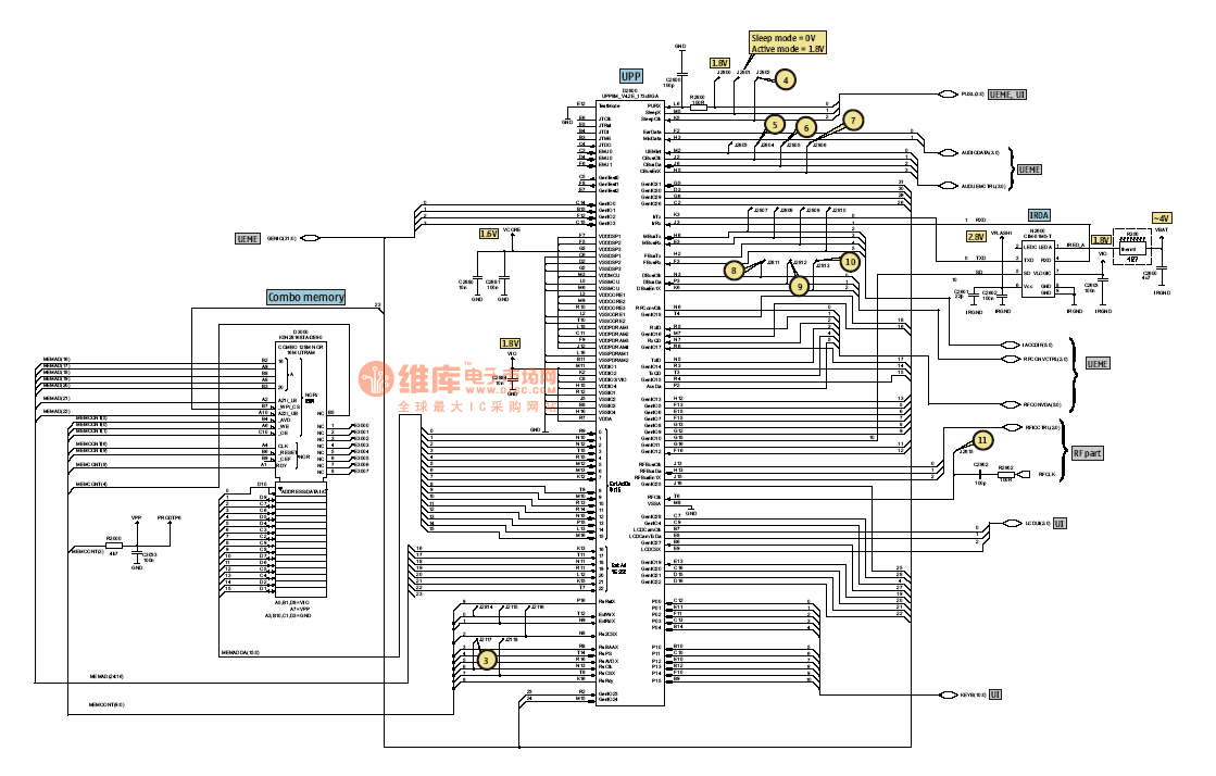 Nokia 7xxx手机原理图04  第1张