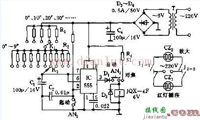 简单的暗室定时器电路  第1张