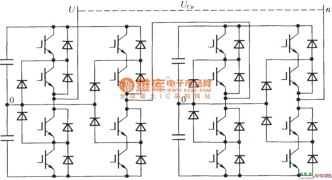 中性点钳位式多电平逆变器单相拓扑电路  第1张