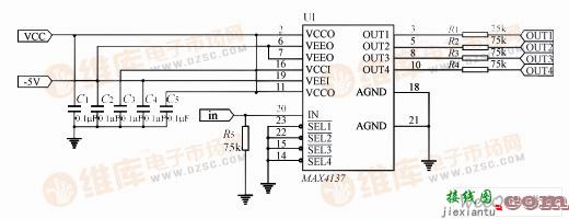 MAX4137的典型应用电路图  第1张