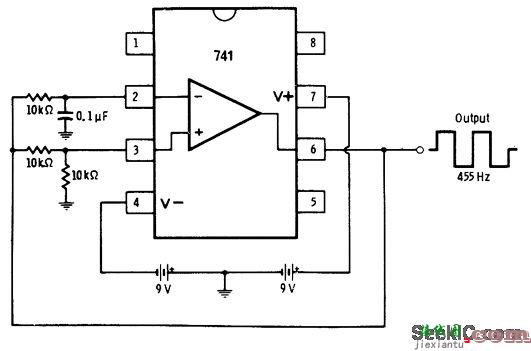 455Hz的非稳态电路  第1张