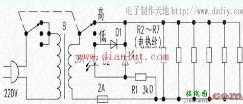 如何制作安全电压电热毯电路  第1张