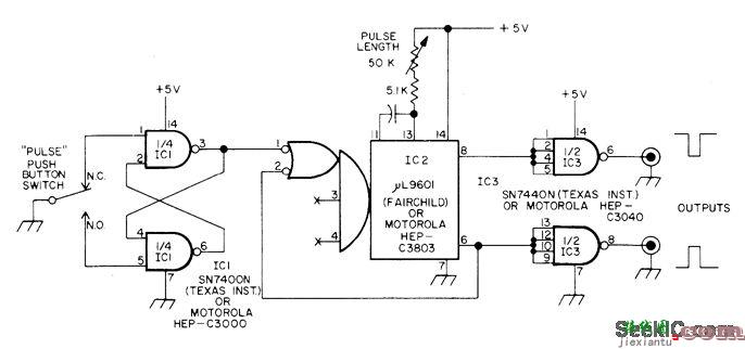 每个推动一个脉冲电路  第1张