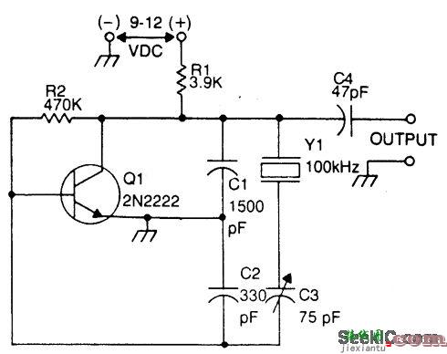 100kHz晶体校准器电路  第1张