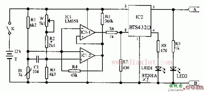 汽车空调的电子温控器电路设计  第1张