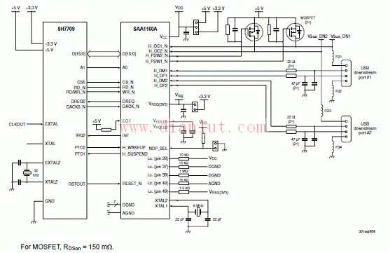 采用SAA1160A和SH7709构成的RISC接口电路  第1张