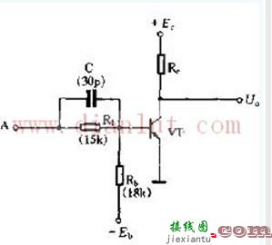 三极管非门电路电路图  第1张