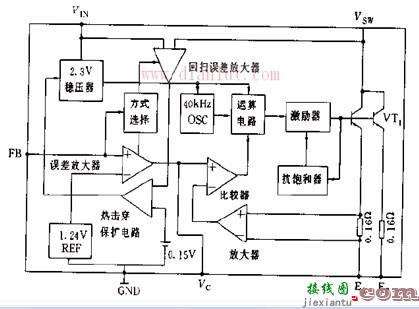 LT1072的内部结构框图  第1张