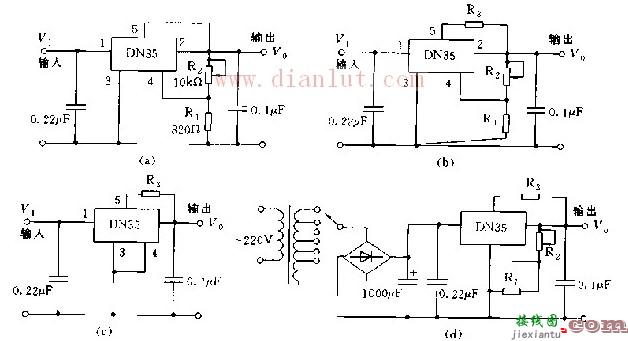 DN35典型应用电路原理图  第1张