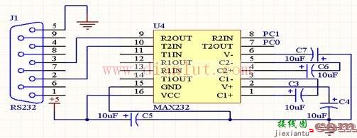 基于MAX232的计价器串口电路及芯片介绍  第1张