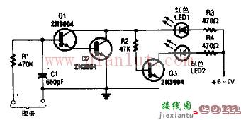 基于2N3904晶体管设计简单的电压探测仪  第1张