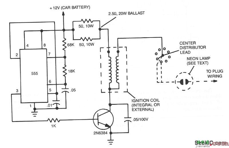 汽车点火替代电路  第1张