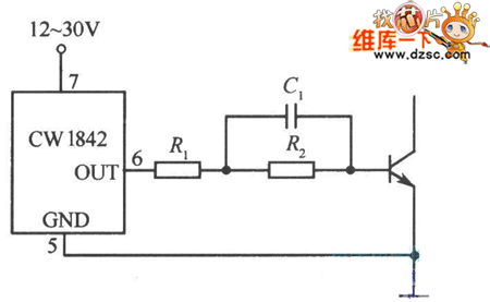 采用CWl842直接驱动双极型的功率管电路图  第1张