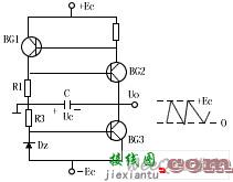 互补管的锯齿波电路图  第1张