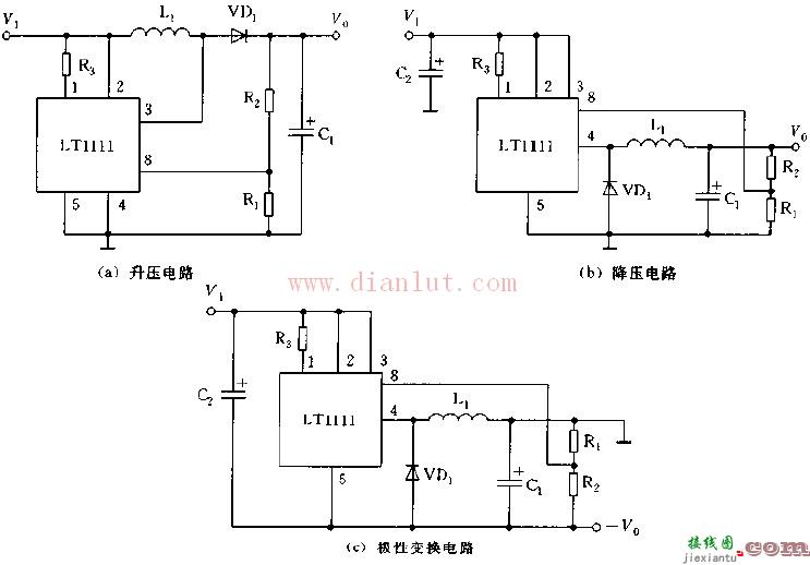 用于LT1111的典型电路图  第1张