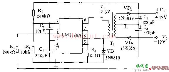 基于LMA3578A设计RS232线路电压驱动器电源  第1张