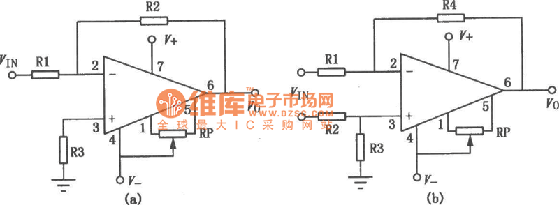 CFl55双电源高输入阻抗单运放电路图  第1张